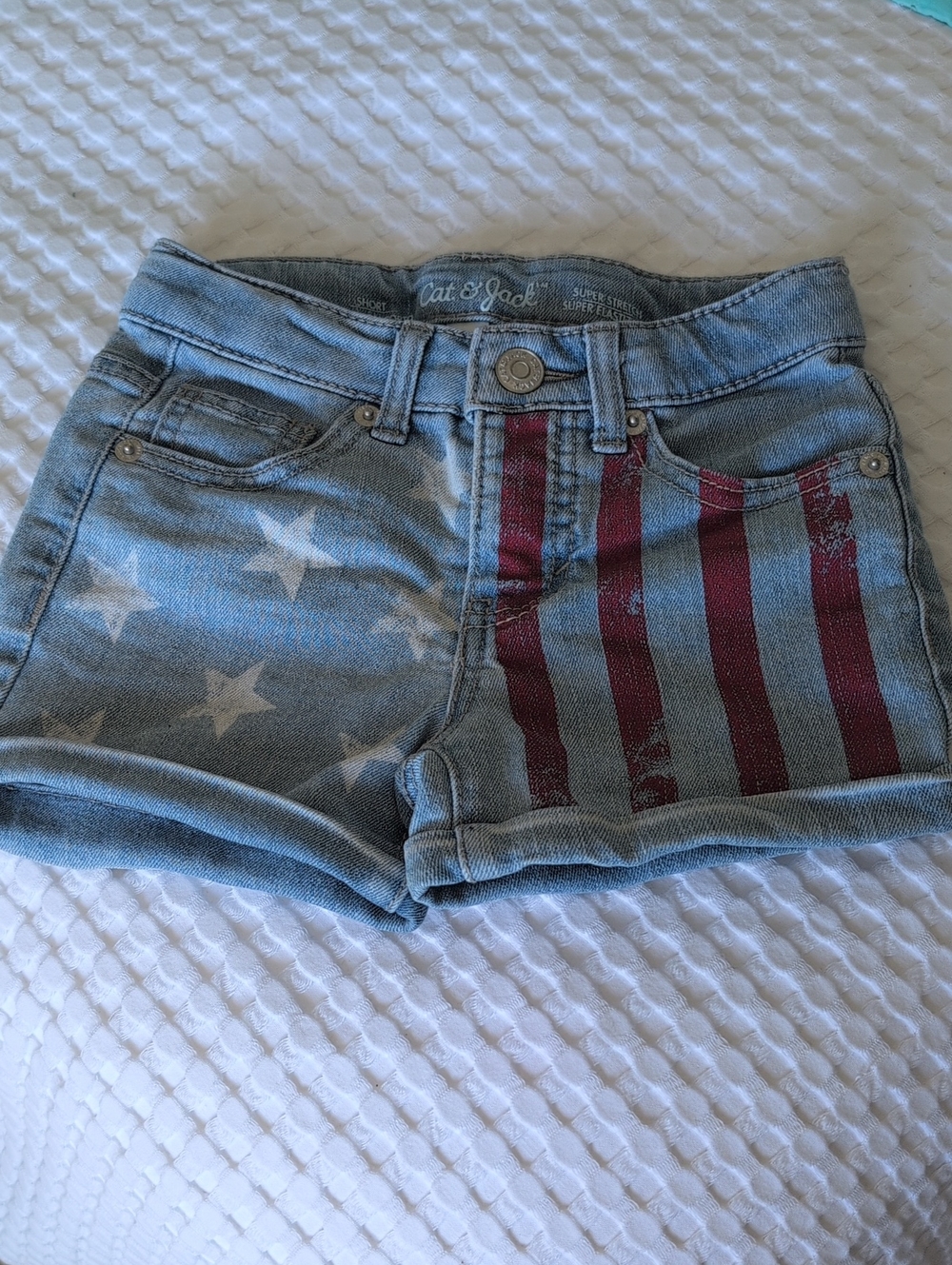 🇺🇲 Fourth Of July Denim Shorts 🎆🎇🇺🇲